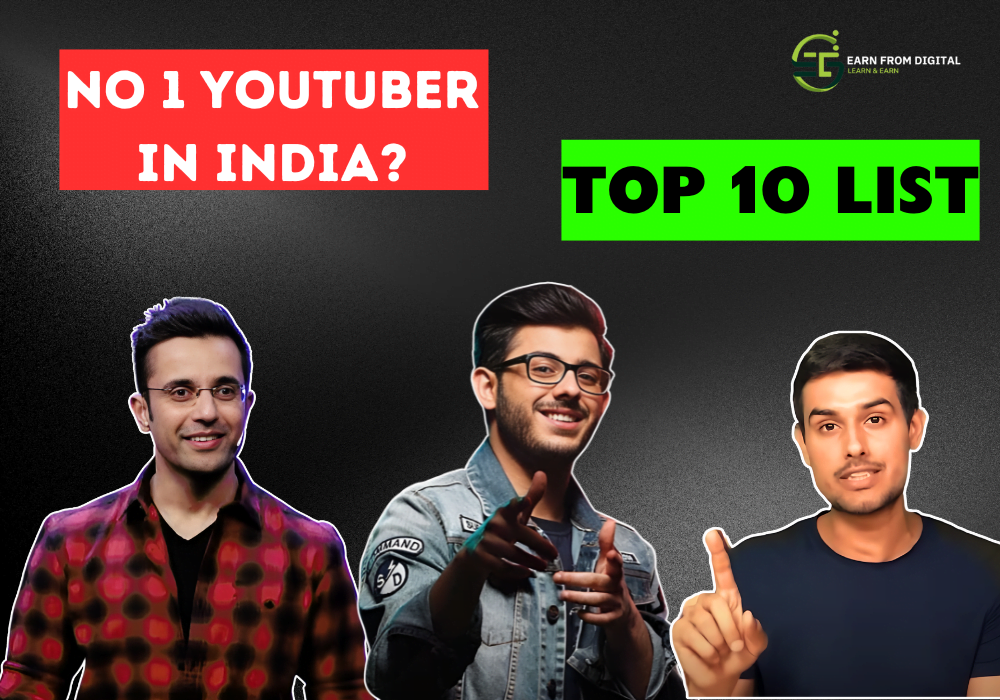 Top 10 Youtubers in India with Most Subscribers ( Latest )